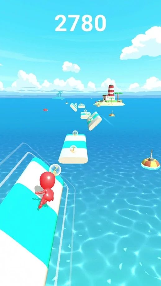水上冲浪3D游戏最新版（Aqua Dash 3D）图2: