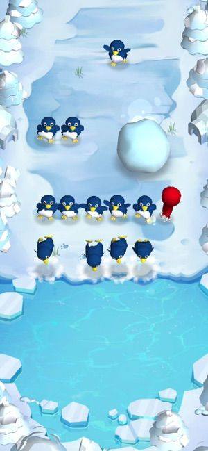 Pushy Penguins小游戏图1