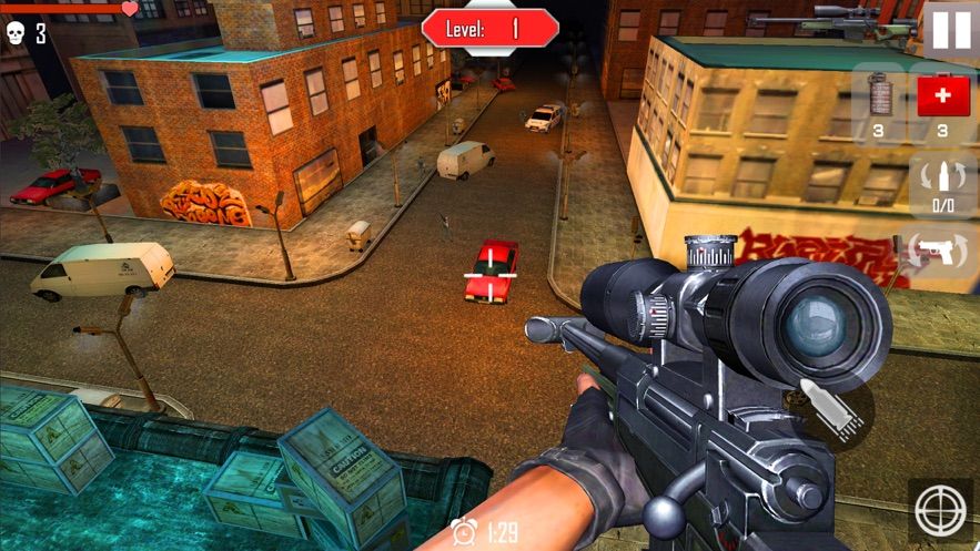 狙击手反恐射击城市猎人游戏中文安卓版图1: