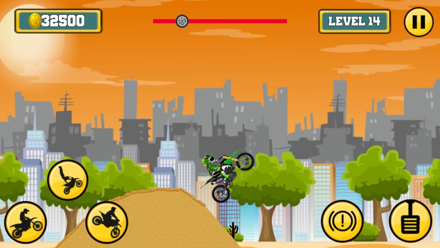 摩托山攀爬特技赛车游戏中文手机版图片1