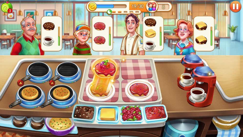 疯狂美食街2020游戏手机版图片2