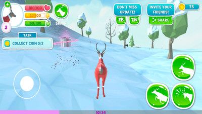 圣诞鹿模拟器游戏官方版图片2