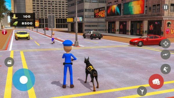 火柴人警犬模拟器游戏中文手机版图片1