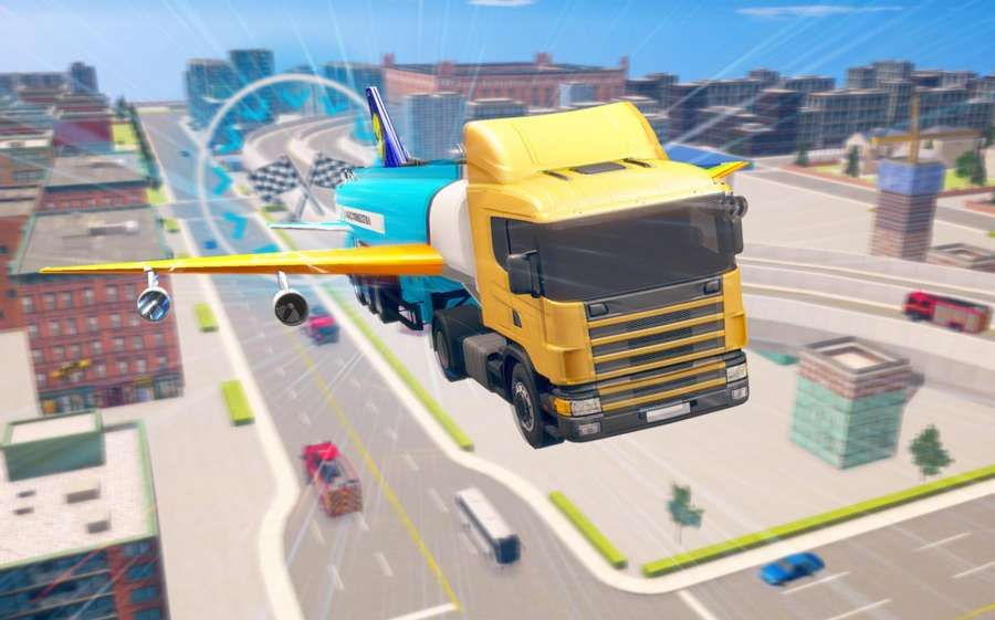 飞行油罐卡车模拟游戏中文最新版图2: