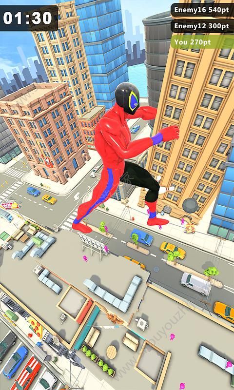传奇绳索英雄现代城市游戏中文手机版截图1: