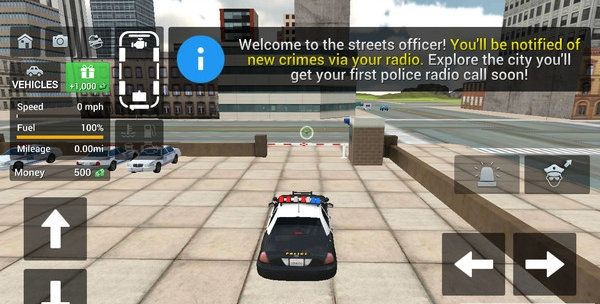 公安局警车模拟器能下车游戏最新版图1: