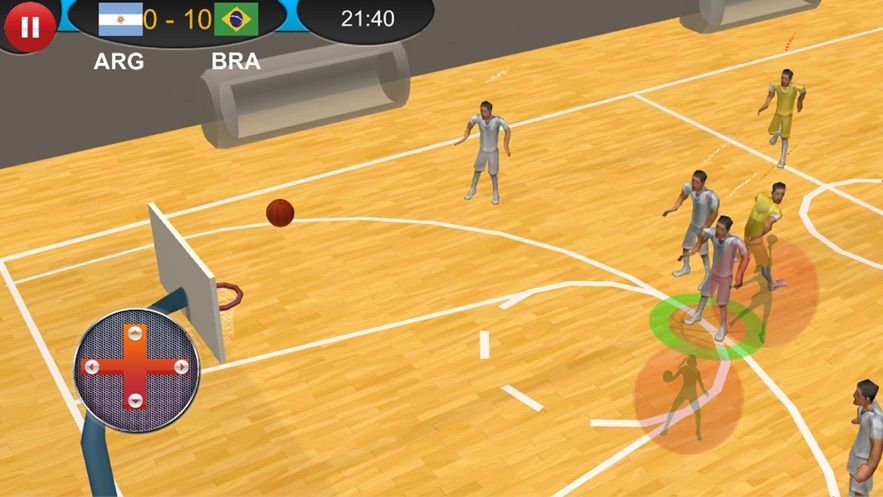 篮球进球扣篮2020游戏IOS中文版图片1