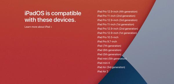 iPadOS14支持机型升级更新版图2: