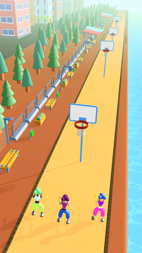 女孩跳跃投篮游戏IOS手机版图2:
