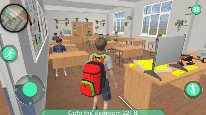 虚拟学校模拟器生活游戏中文版截图1: