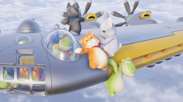一条小团团玩的兔子打架手机游戏中文版图片2