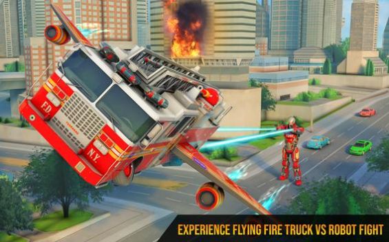 飞行消防车变身机器人游戏最新手机版图4: