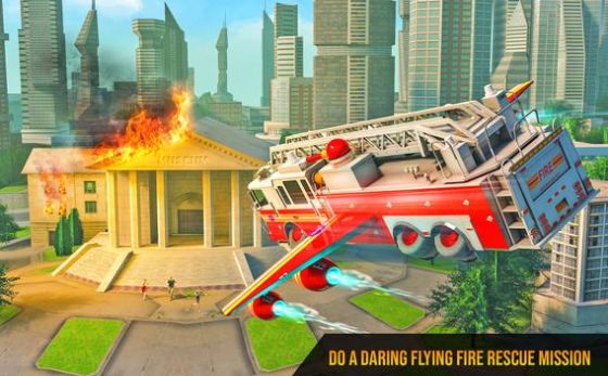 飞行消防车变身机器人游戏最新手机版截图3: