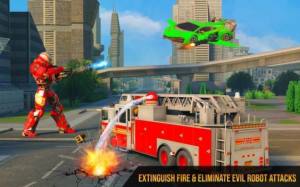 飞行消防车变身机器人游戏最新手机版图片1
