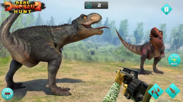 真实恐龙狩猎游戏枪械全完整版图2: