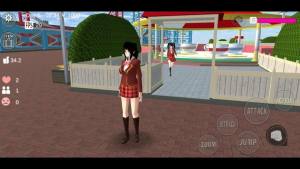 樱花校园模拟器二十汉化版2020最新版洛丽塔图片1