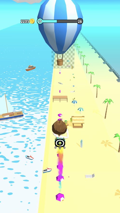 沙滩跑步者3D游戏手机安卓版截图2: