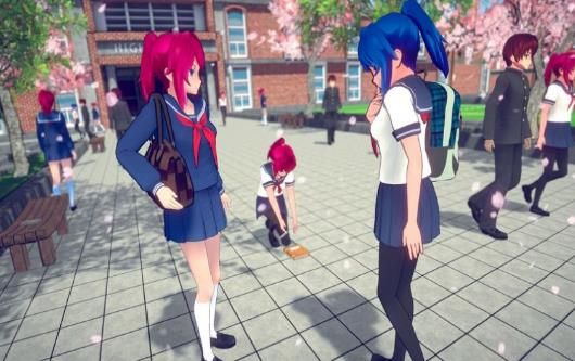动漫高学校女孩生活3D中文游戏最新版图片1