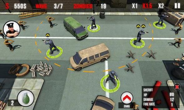 纽约警察僵尸防御3D游戏安卓版截图3: