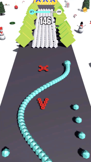 蛇蛇飞越坡道3D游戏图1