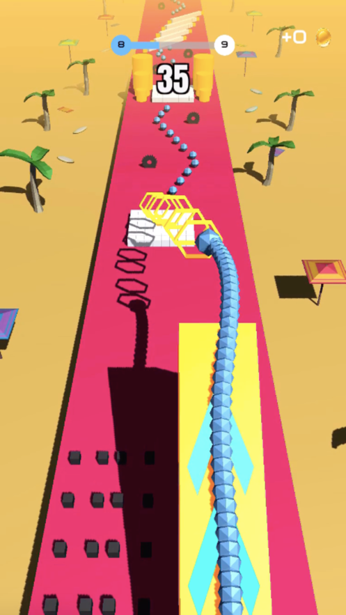 蛇蛇飞越坡道3D游戏安卓版截图2: