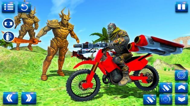 摩托车沙滩搏斗游戏最新版2
