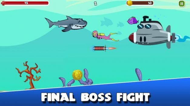 愤怒的鲨鱼夏季冒险游戏安卓版图1: