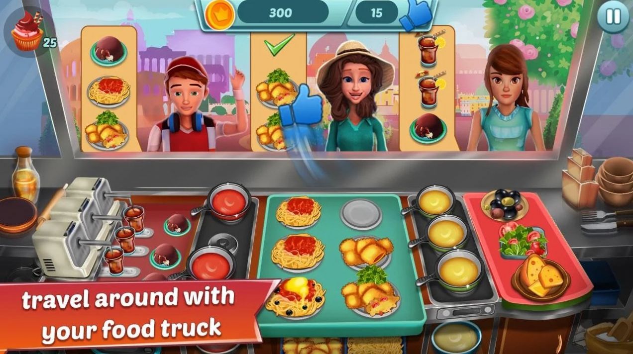 美食卡车餐厅2游戏免费金币最新版图片2