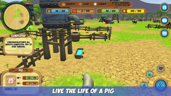 一头猪模拟器游戏汉化中文版图1:
