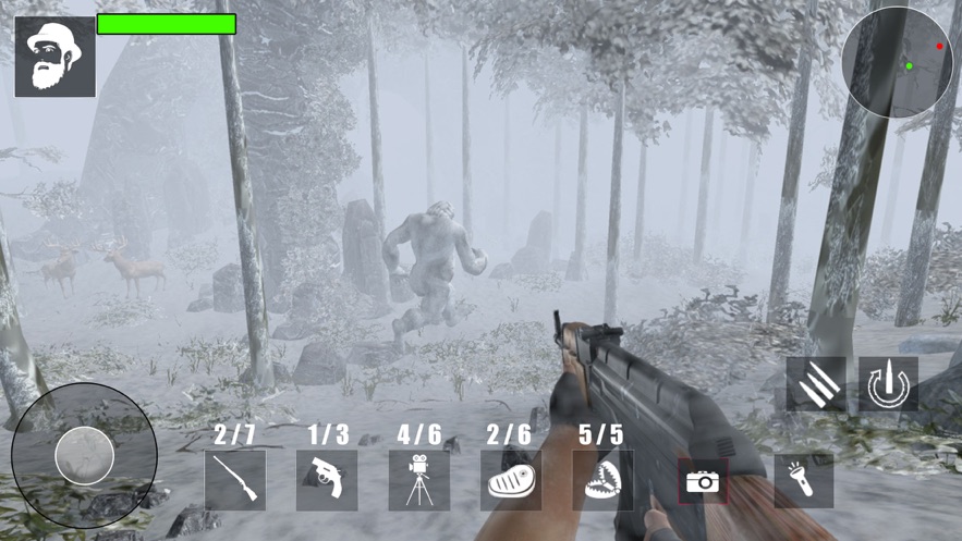 雪人怪物森林狩猎游戏安卓版截图2: