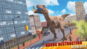 城市愤怒恐龙游戏图1