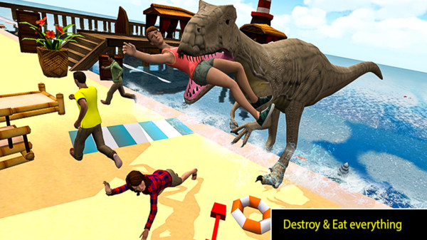 海滩恐龙大猎杀游戏最新版图1: