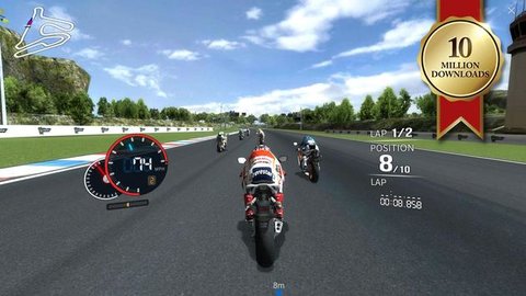 摩托车压弯模拟器最新版游戏免费金币版图1: