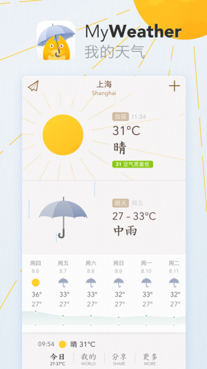 我的天气小组件app图3