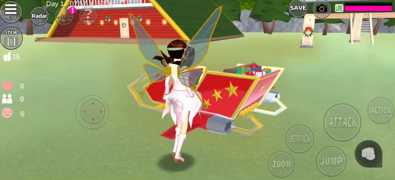 樱花校园模拟器更新了冰晶宫殿中文汉化版图2: