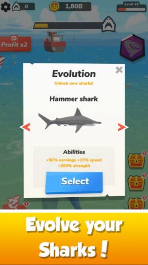 鲨鱼世界生存模拟最新版图3
