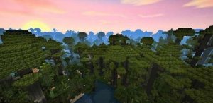 迷你世界雨林神庙地形码版图3