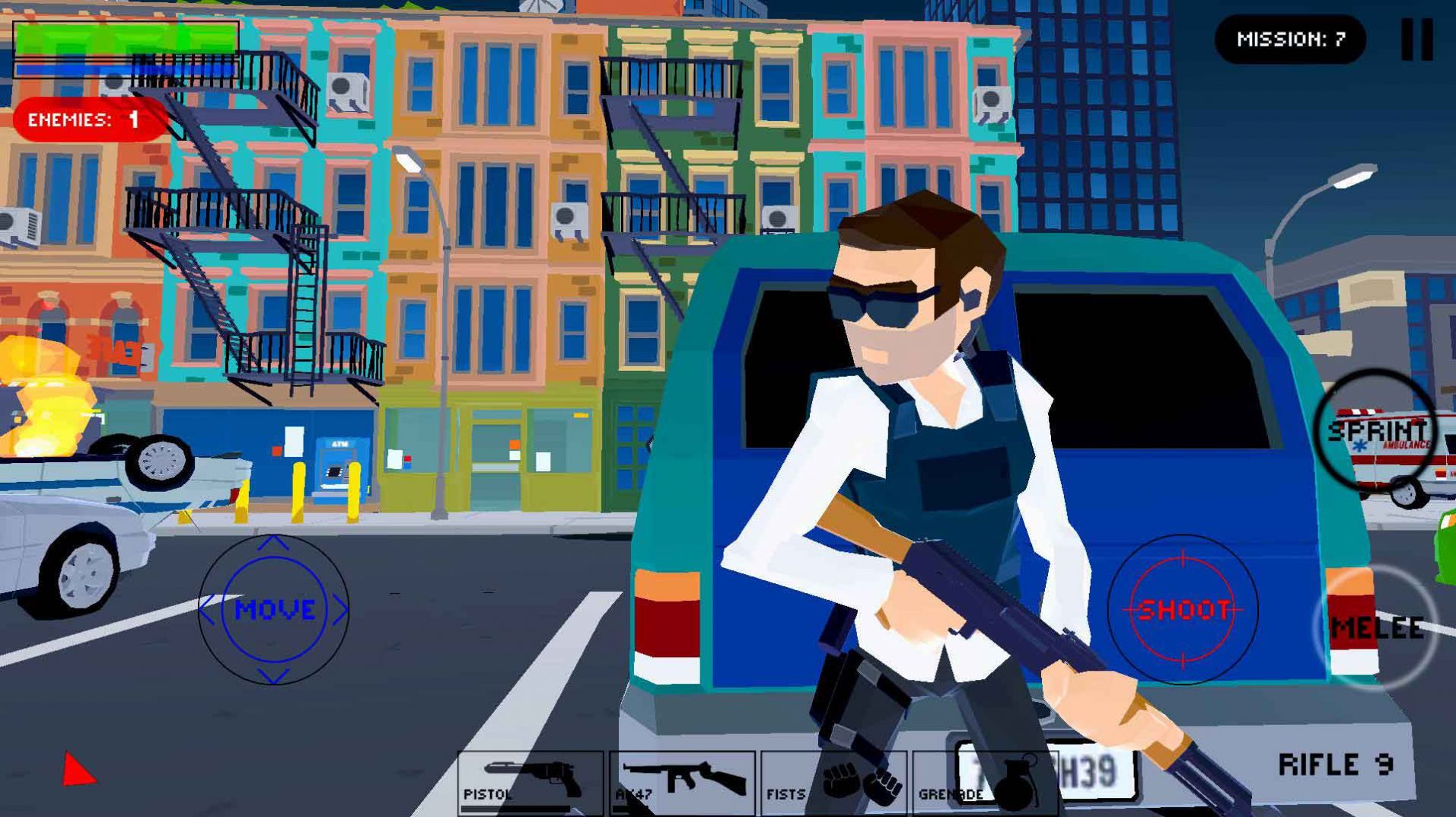 城市警察掩护射击游戏官方手机版图2:
