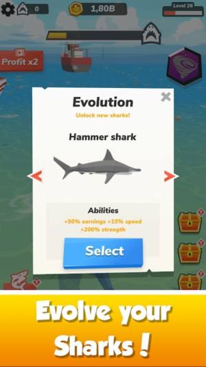 空闲鲨鱼世界最新版图3