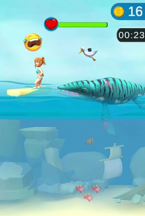 鲨鱼狂潮3D游戏官方版截图2:
