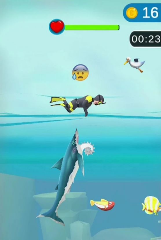 鲨鱼狂潮3D游戏官方版截图6: