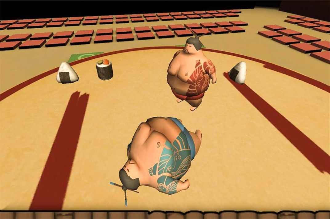 摔跤相扑比赛游戏官方版截图1:
