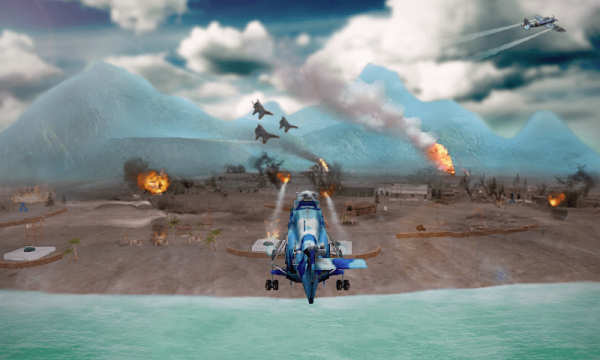 直升机空袭战3D游戏安卓手机版截图3: