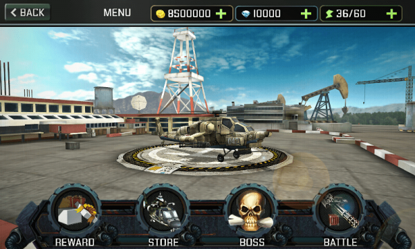 直升机空袭战3D游戏安卓手机版截图1: