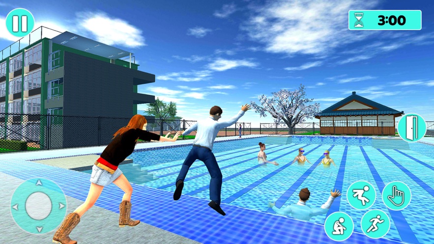 动漫坏女孩学校生活3D游戏中文手机版图1: