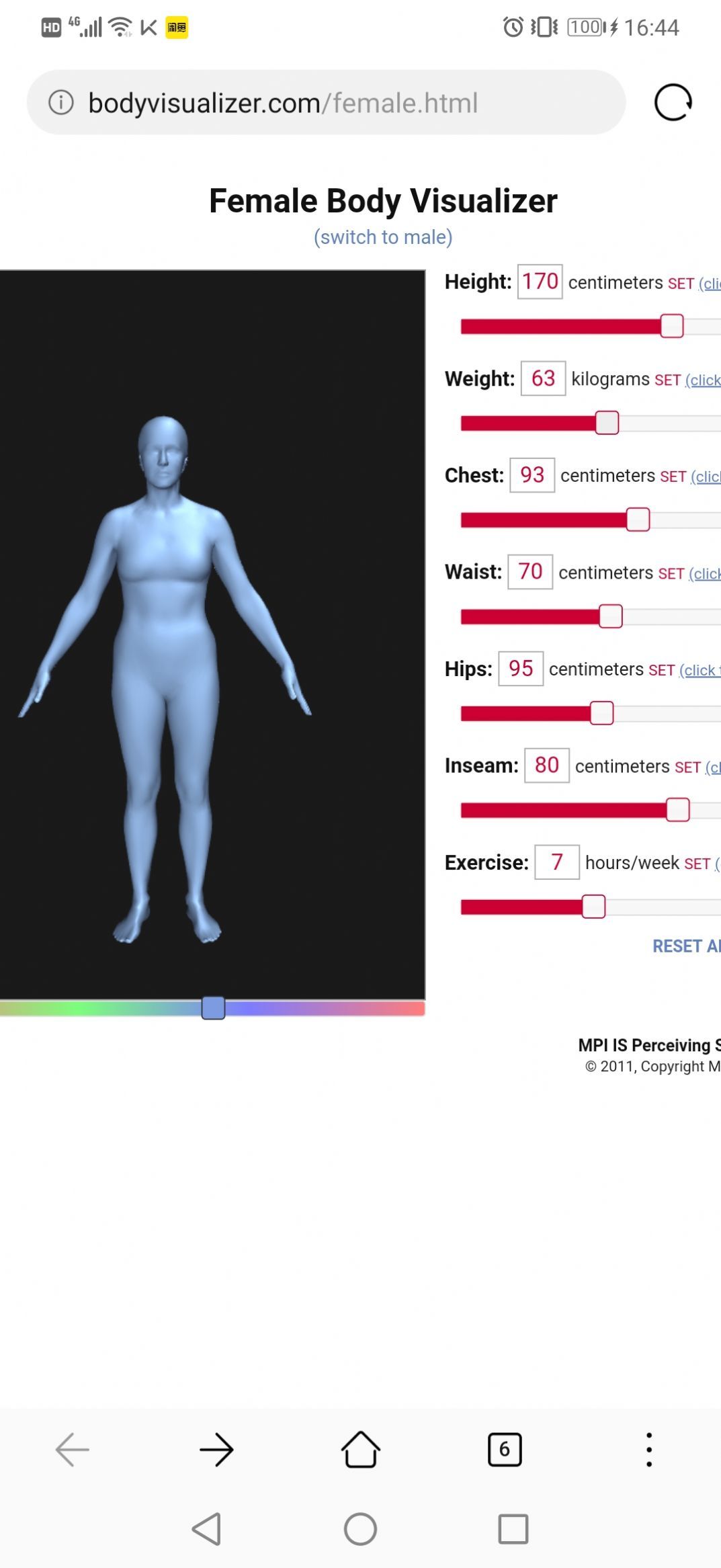 Female Body Visualizer官方中文版截图4: