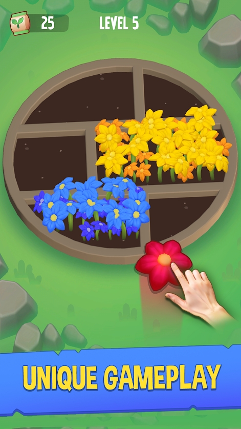 花园着色拼图游戏中文版（Garden Coloring Puzzle）图2: