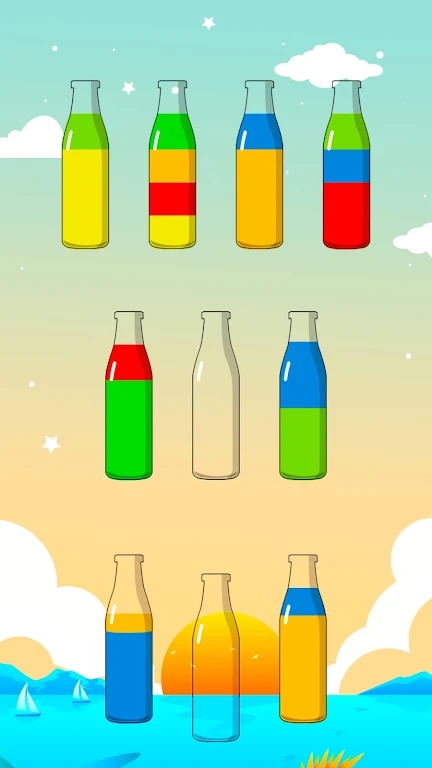 水瓶颜色搭配游戏最新官方版（Color Water Sort）图片1