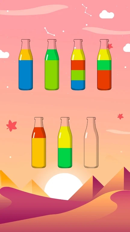 水瓶颜色搭配游戏最新官方版（Color Water Sort）图1: