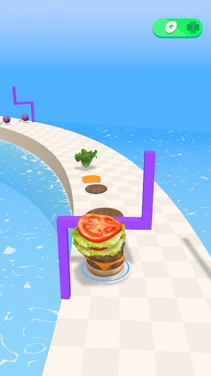 最后一口汉堡游戏安卓版(Burger Run)图1: